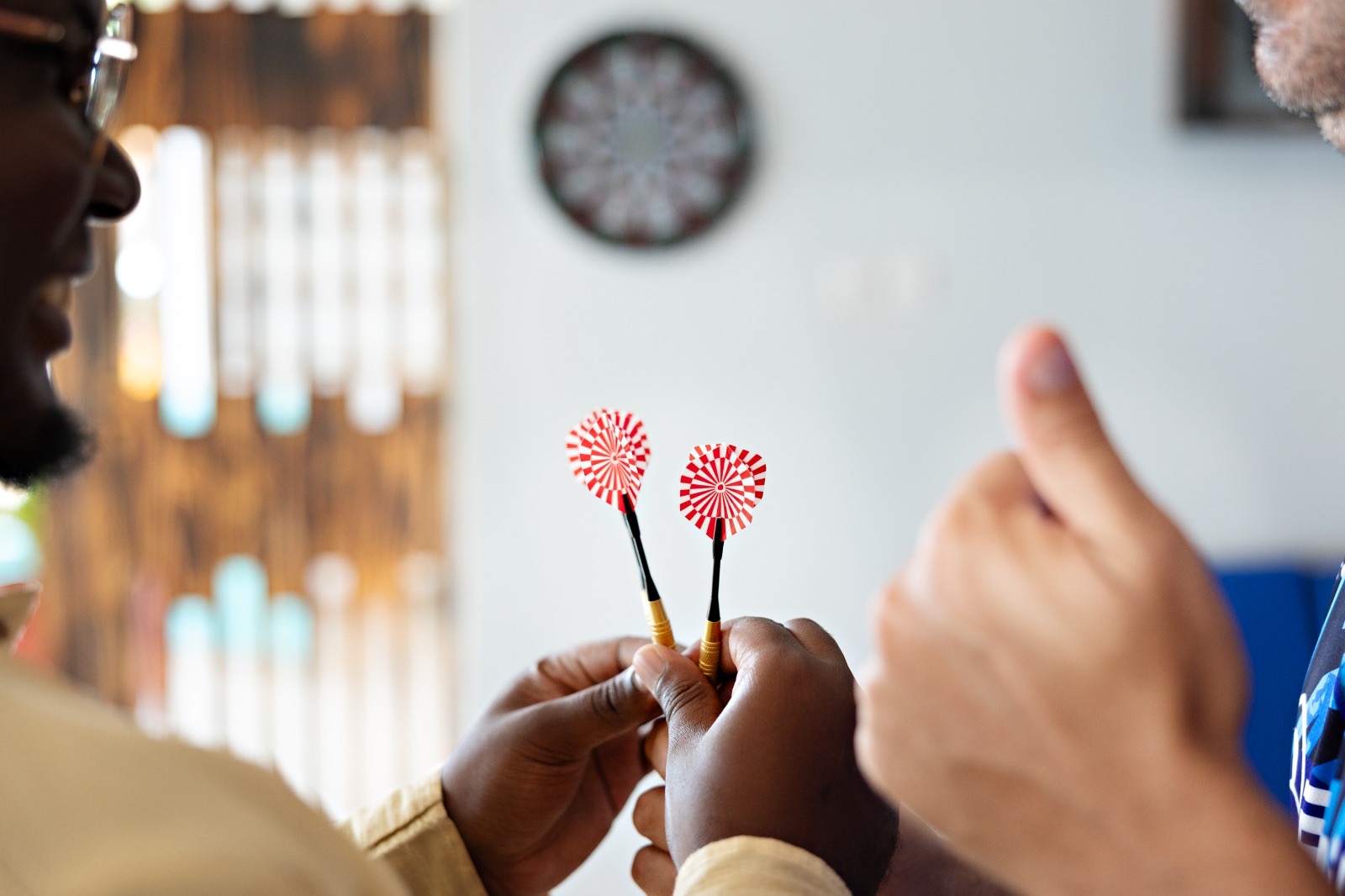 Darts in the lounge