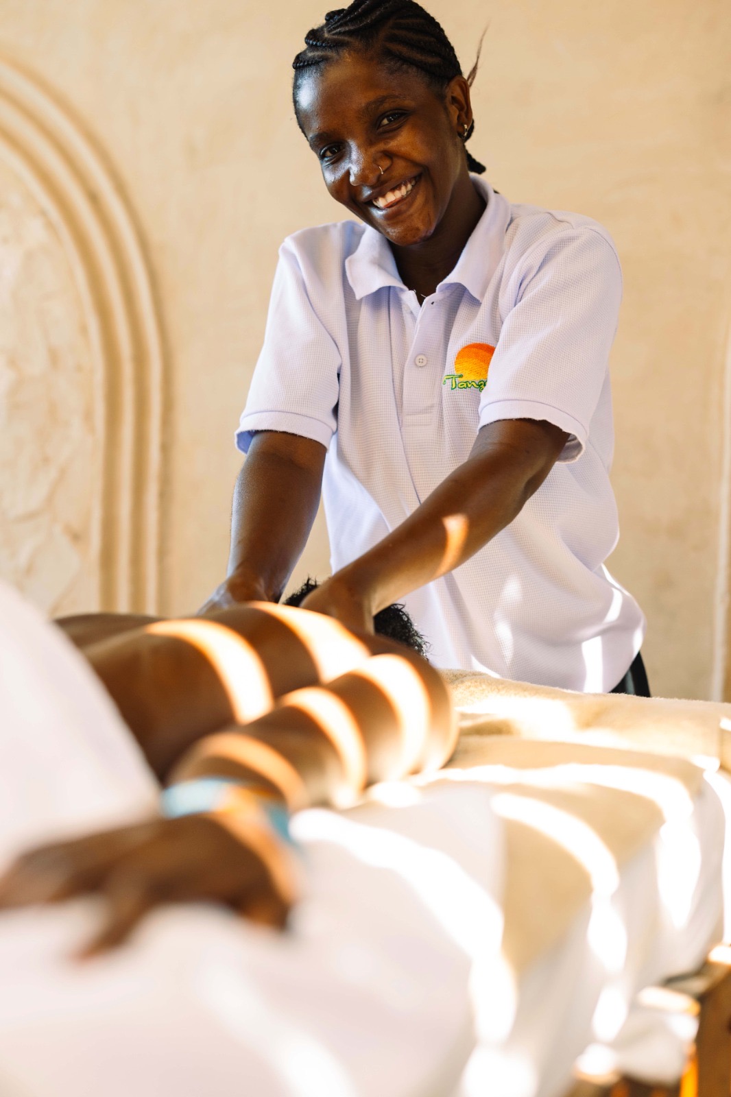 Massage treatment at the spa