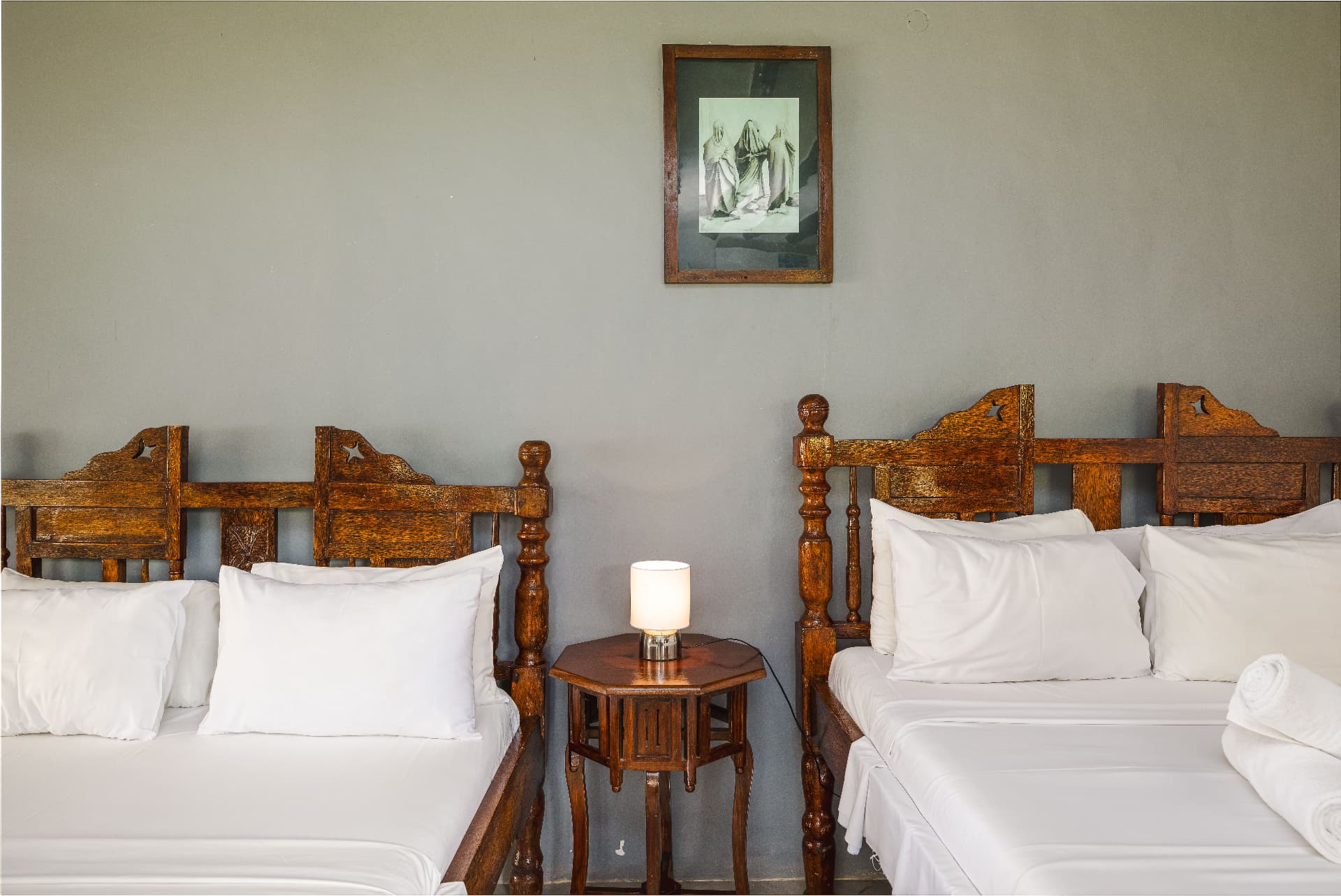 Family room with two beds